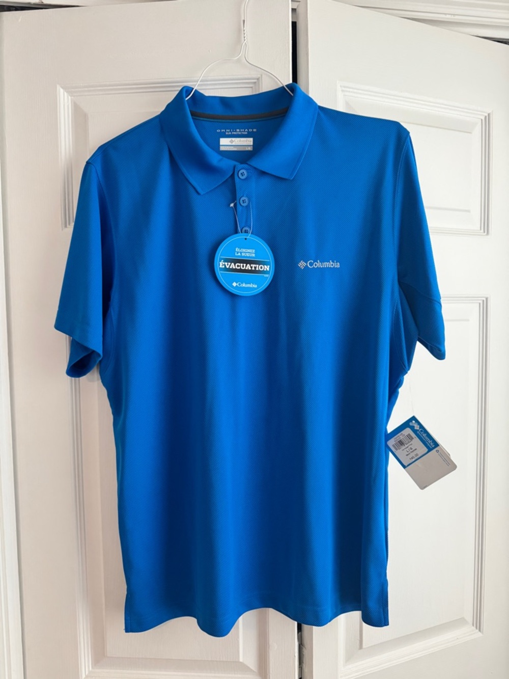 Columbia Men’s Royal Blue Short-Sleeve Polo